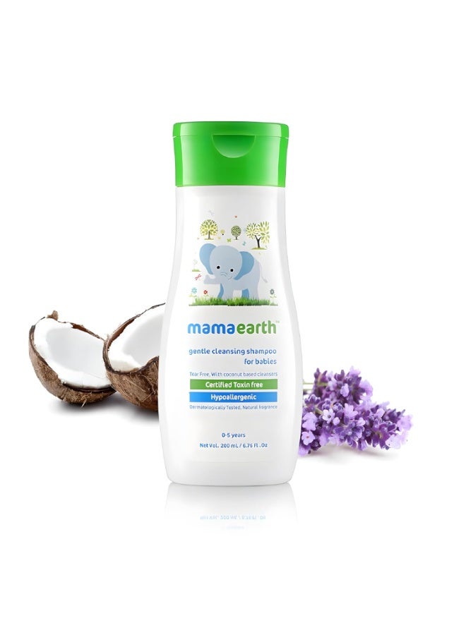 Mamaearth Gentle Cleansing Shampoo for Babies (200 ml) - Image 1